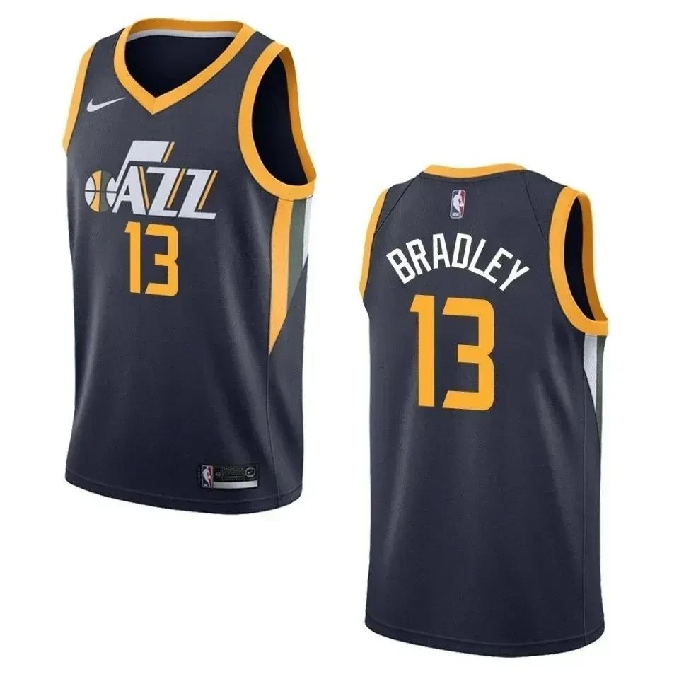 Men's Utah Jazz Tony Bradley #13 Icon Swingman Jersey Navy