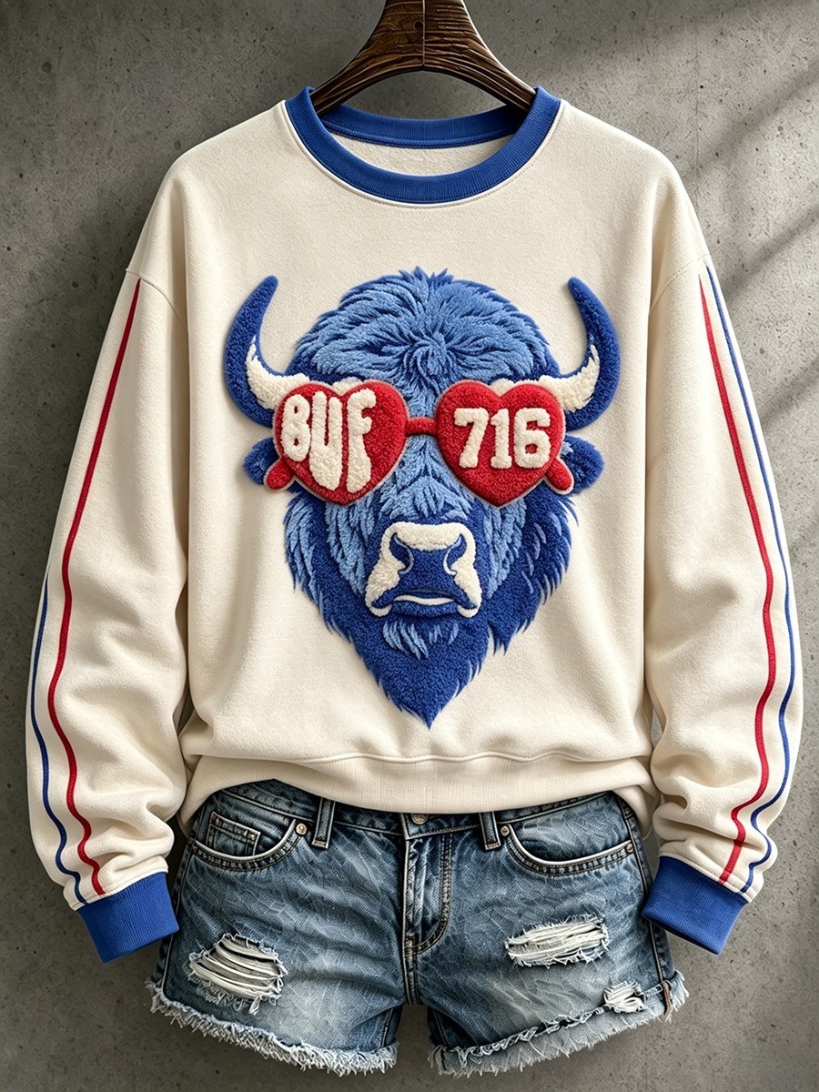 Musemora - Women's Buffalo Bills Sweatshirt - Football