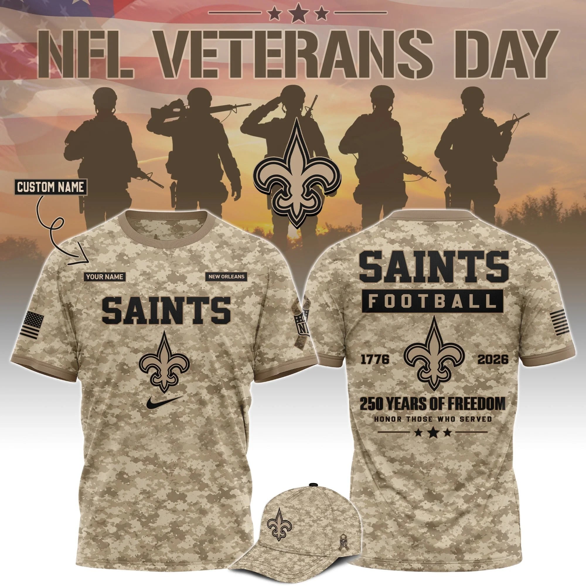 Musemora - Unisex New Orleans Saints T-Shirt