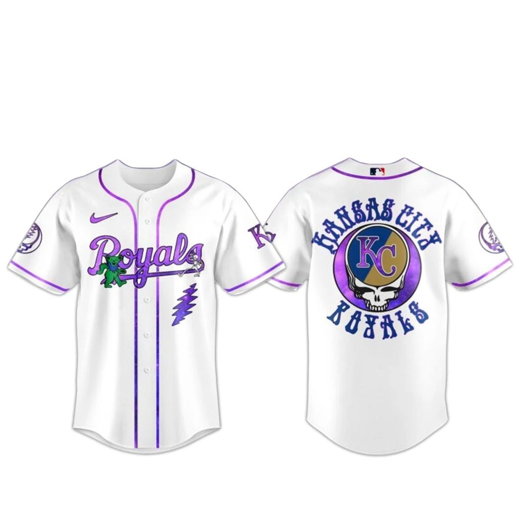 Kansas City Royals Grateful Dead Night 2026 Baseball Jersey