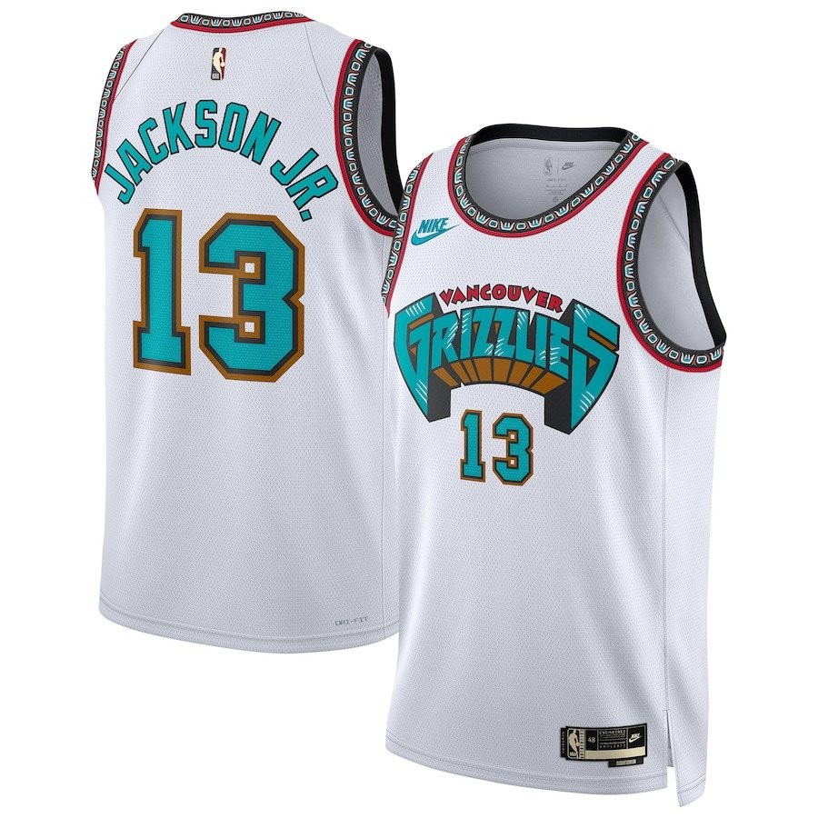 Jaren Jackson Jr. 13 Memphis Grizzlies 2024/25 Swingman Jersey Unisex White Classic Edition