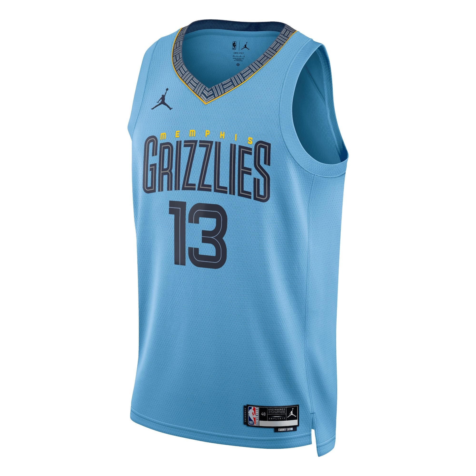 Memphis Grizzlies Jordan Statement Edition Swingman Jersey Light Blue Jaren Jackson Jr. Unisex