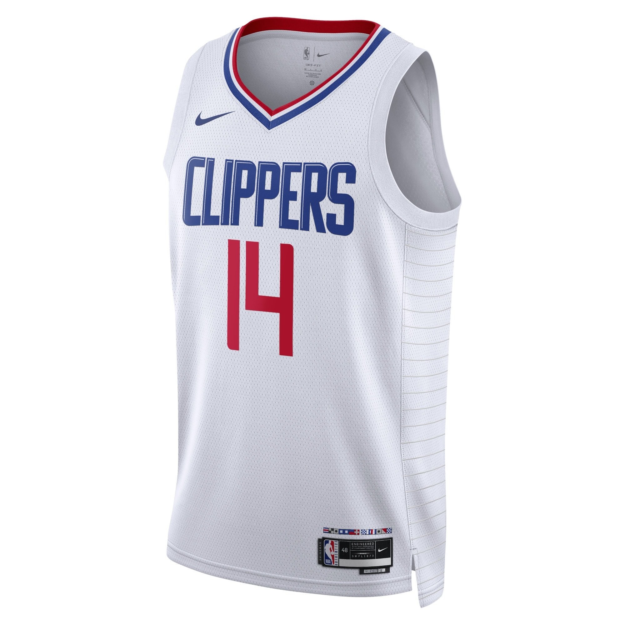 Los Angeles Clippers Association Edition Swingman Jersey White Terance Mann Unisex