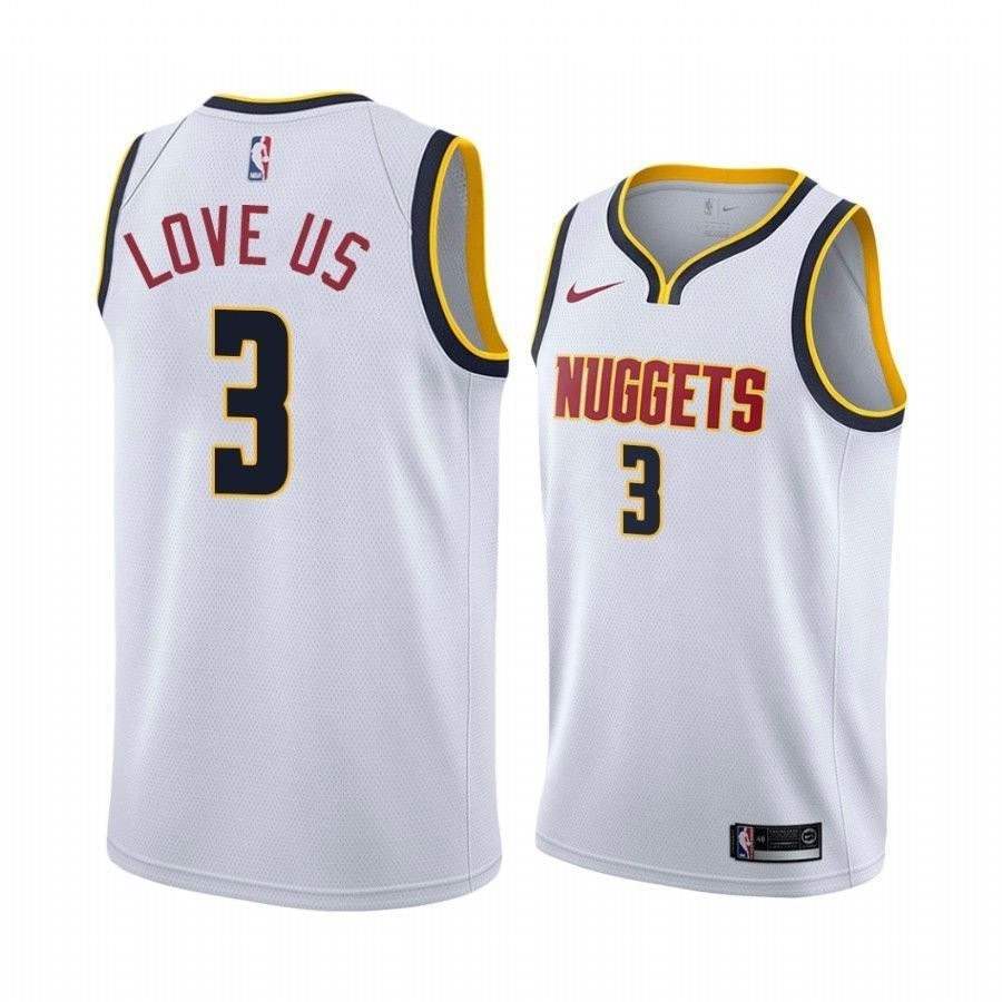 Men's Torrey Craig Love Us Nuggets Association Basketball Jersey Multicolor