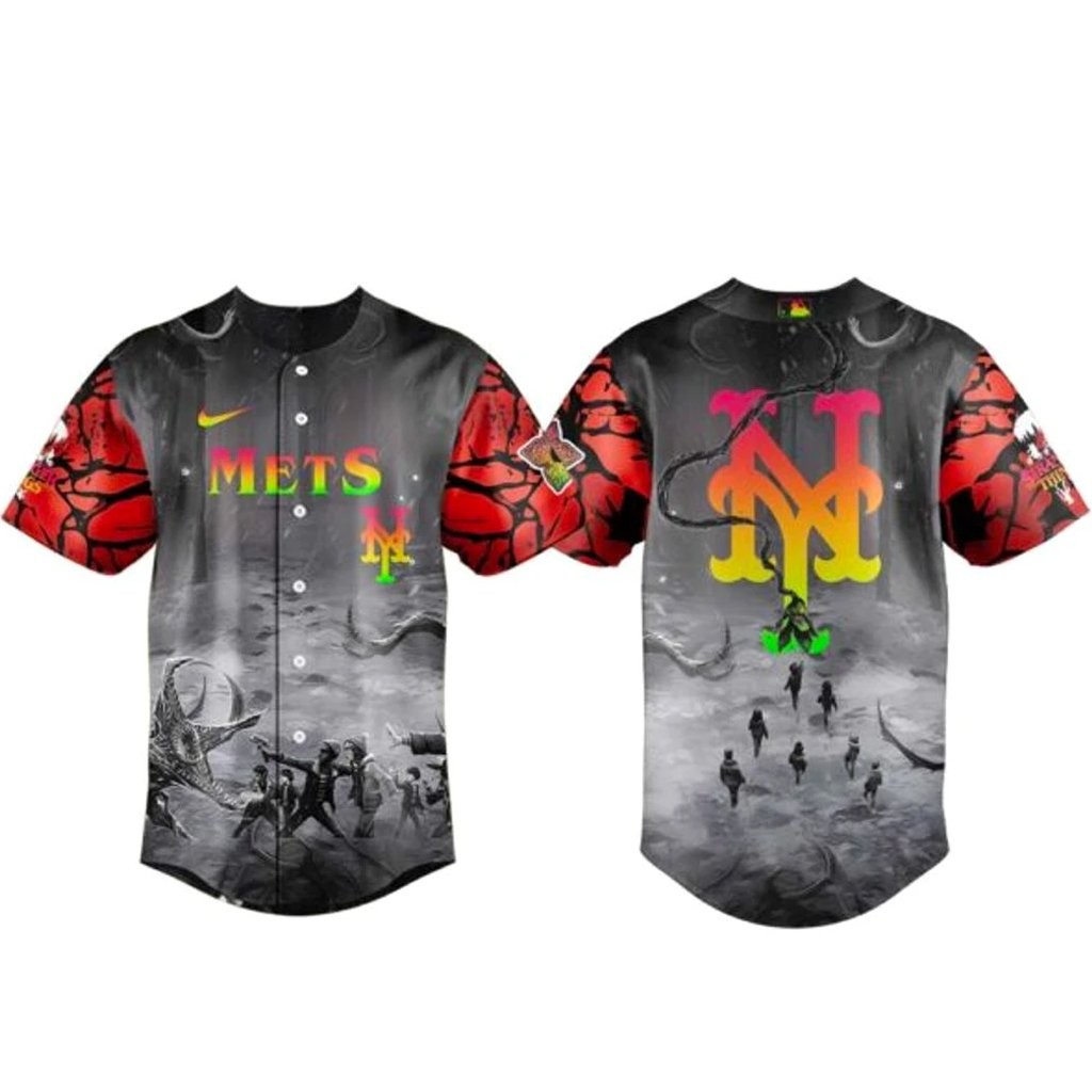 New York Mets x Stranger Things Tales From ’85 Baseball Jersey