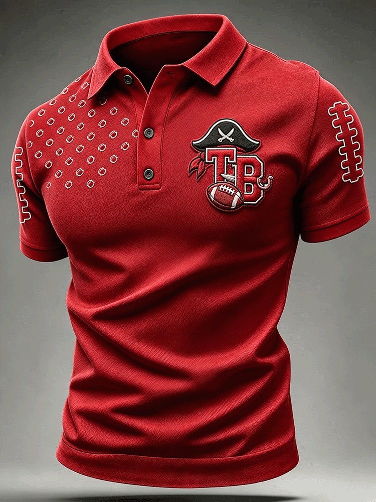 Musemora - Unisex Tampa Bay Buccaneers Polo Shirt - Game Day Football