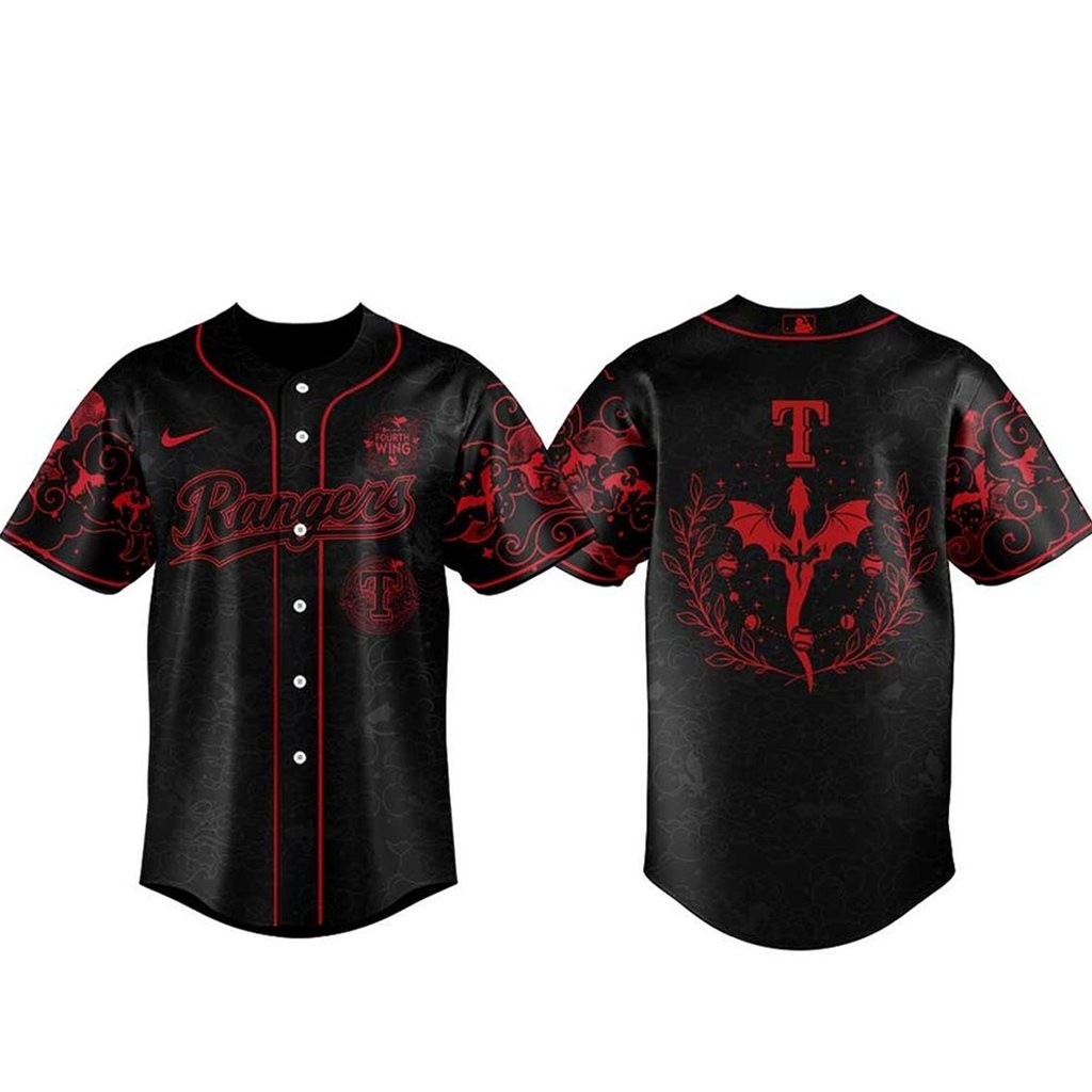 Texas Rangers Fourth Wings Night 2026 Game Baseball Jersey