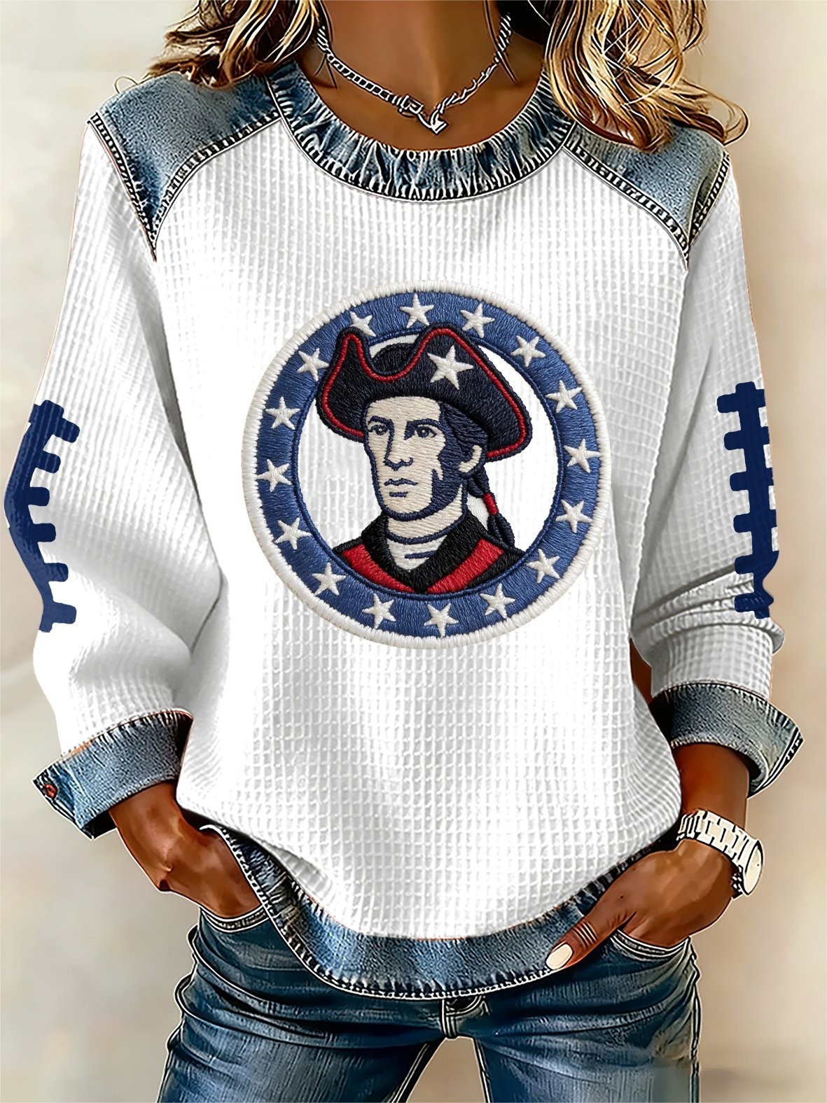 Musemora - Women's New England Patriots Sweatshirt