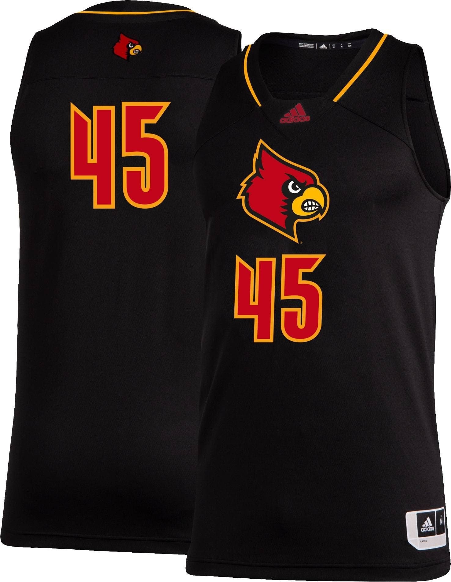 Men's Louisville Cardinals Swingman Black Jersey