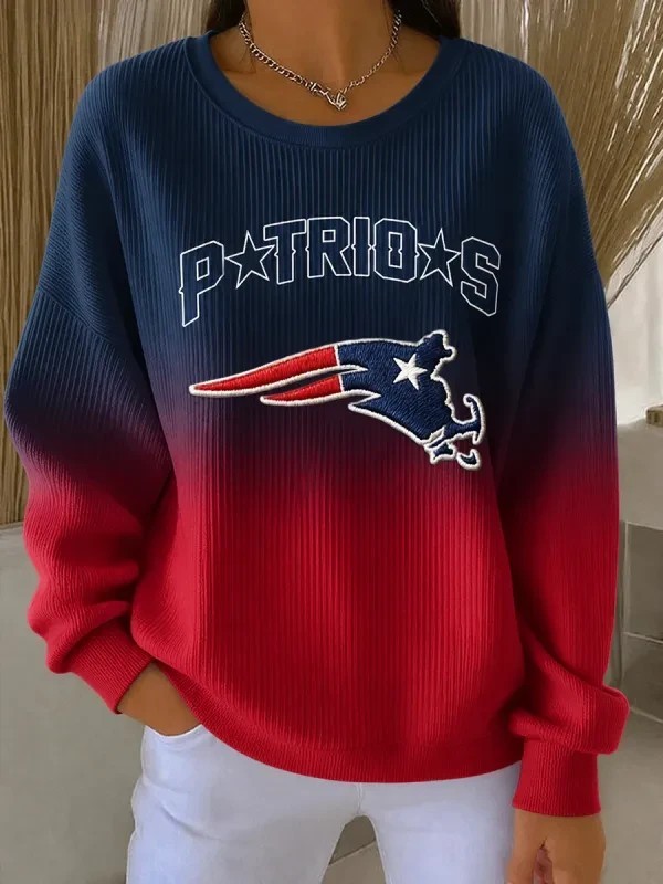 Musemora - Unisex New England Patriots Sweatshirt - Game Day Football