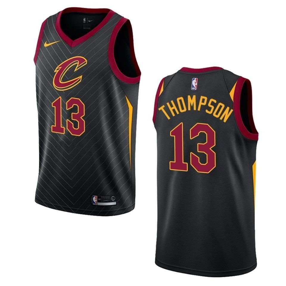 Men's Cleveland Cavaliers Tristan Thompson #13 Statement Swingman Jersey Black