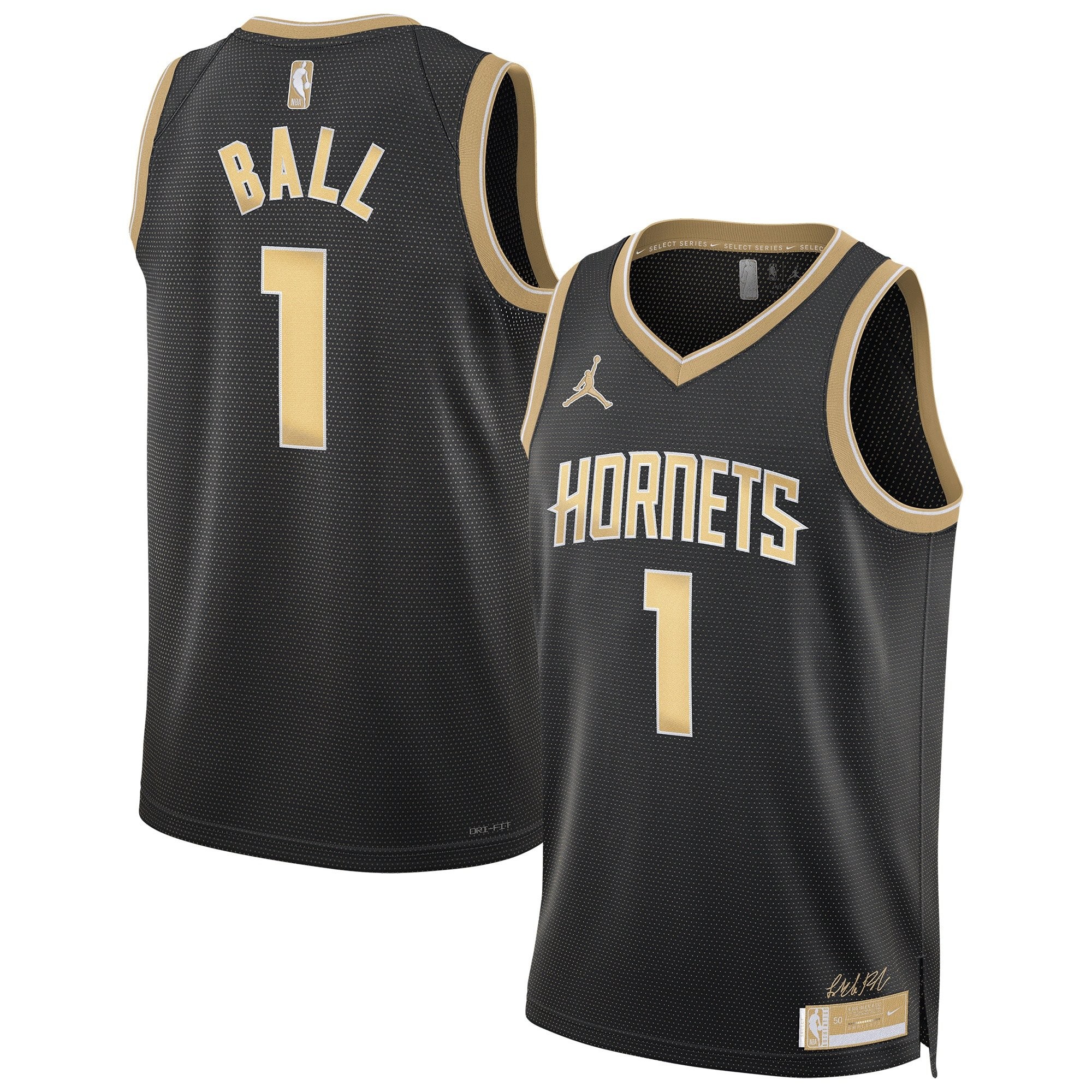 Charlotte Hornets Jordan Select Series Swingman Jersey LaMelo Ball Mens