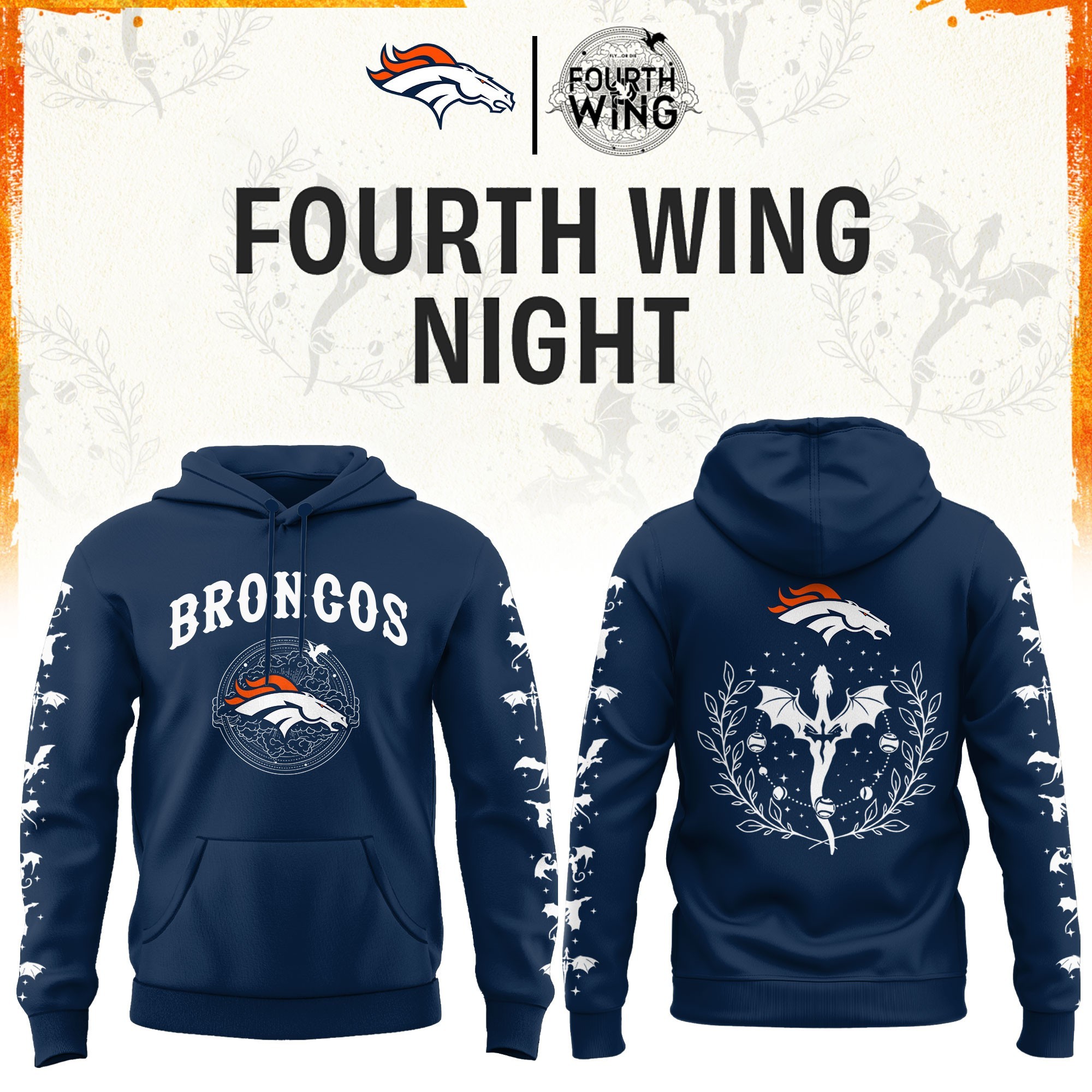 Musemora - Unisex Denver Broncos Hoodie - Game Day