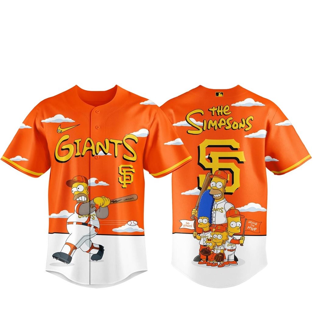 San Francisco Giants x The Simpsons 2026 Major Gameday Baseball Jersey