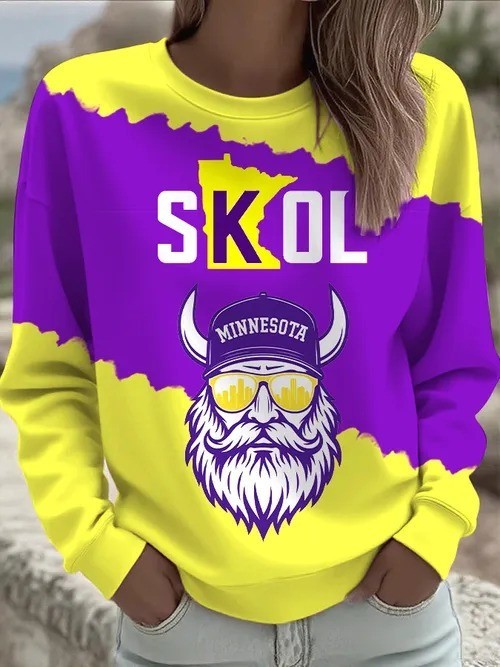 Musemora - Unisex Minnesota Vikings Sweatshirt - Football