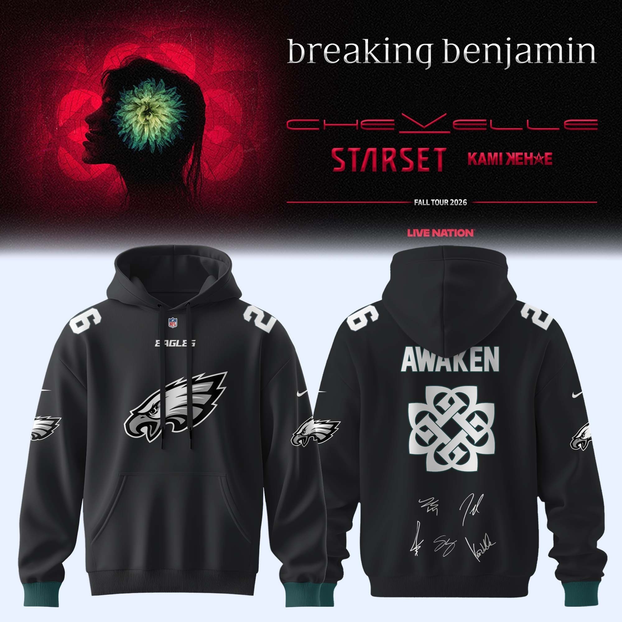 Musemora - Unisex Philadelphia Eagles Hoodie
