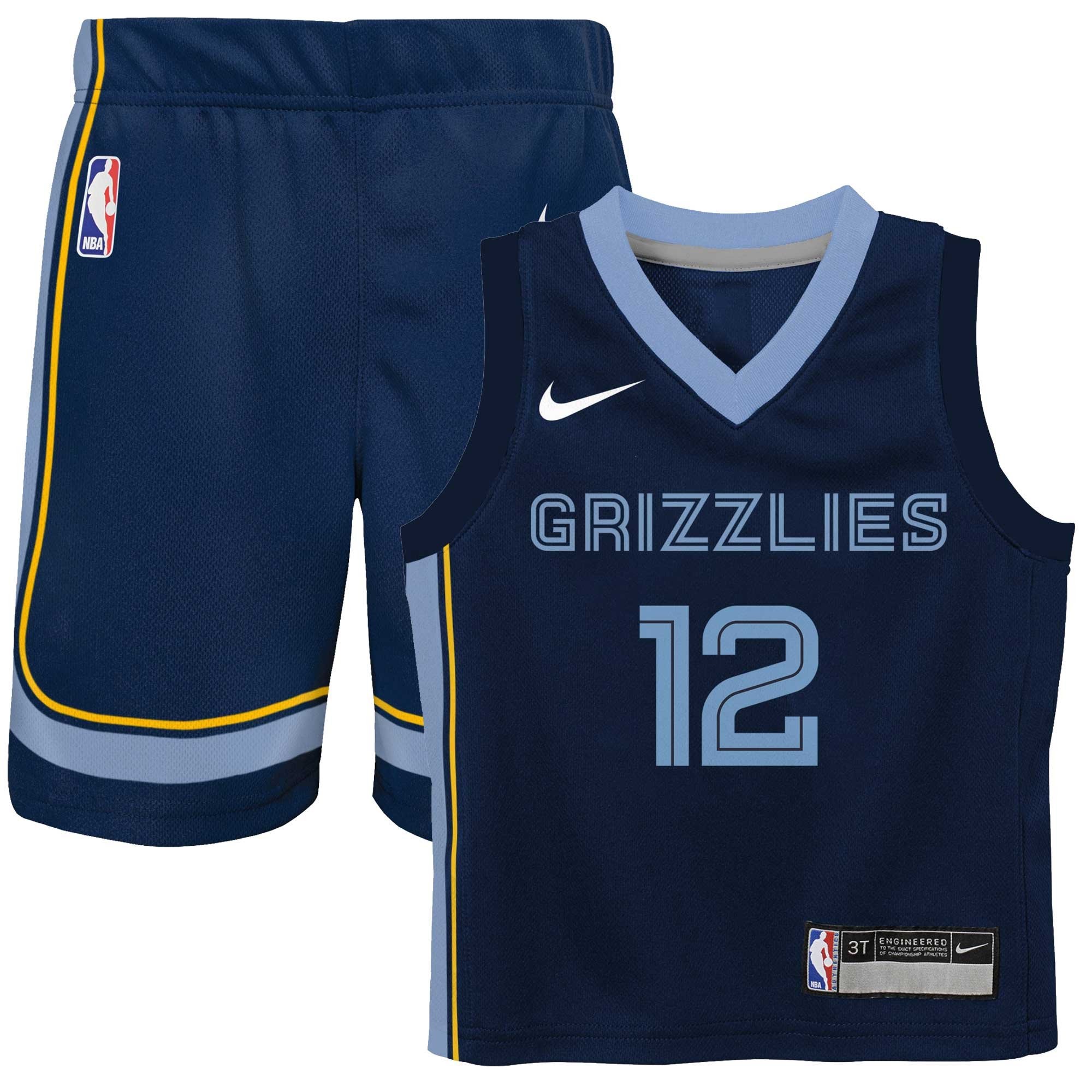 Memphis Grizzlies Icon Jersey Box Set Ja Morant Infant Unisex Multicolor Sizes S-3XL