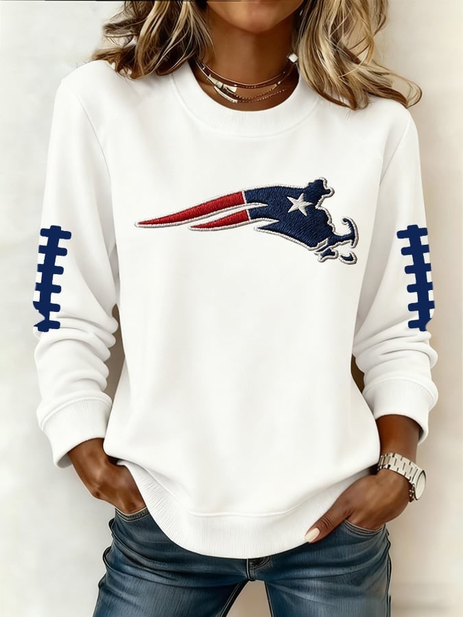 Musemora - Women's New England Patriots Sweatshirt