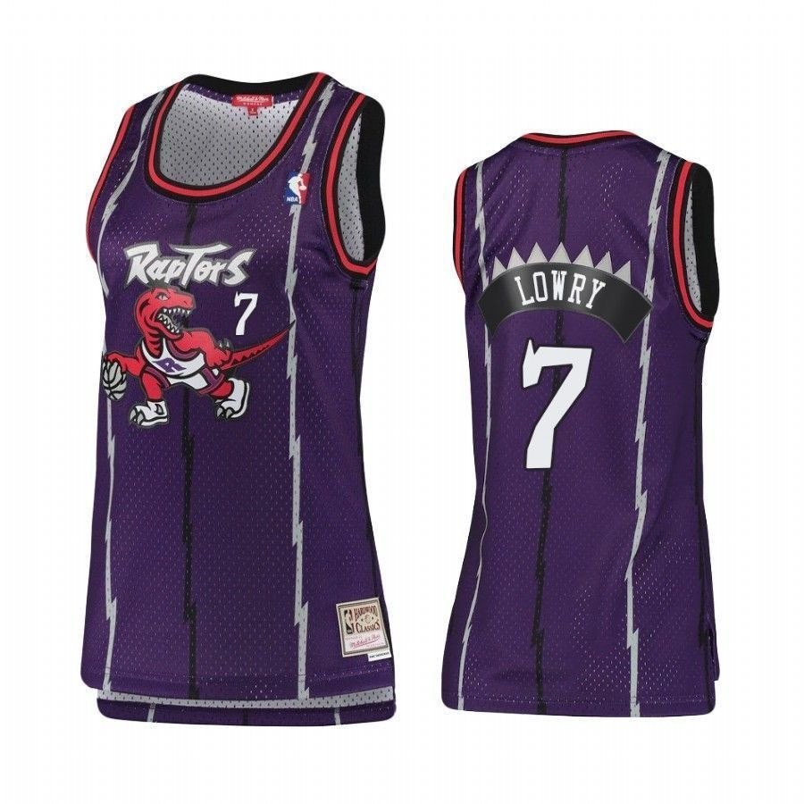 Women's Toronto Raptors Kyle Lowry #7 Hardwood Classics Basketball Jersey