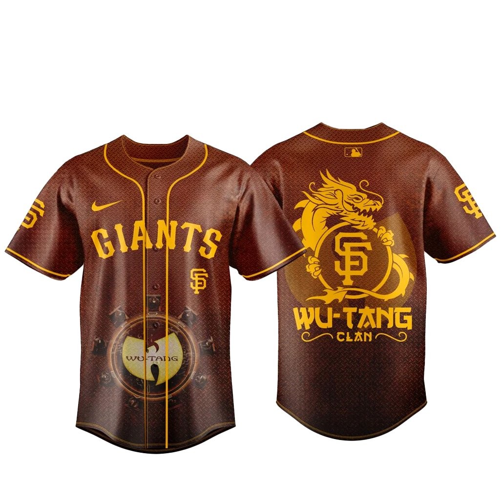 San Francisco Giants x Wu-Tang Forever The Final Chamber-US Tour 2026 Baseball Jersey