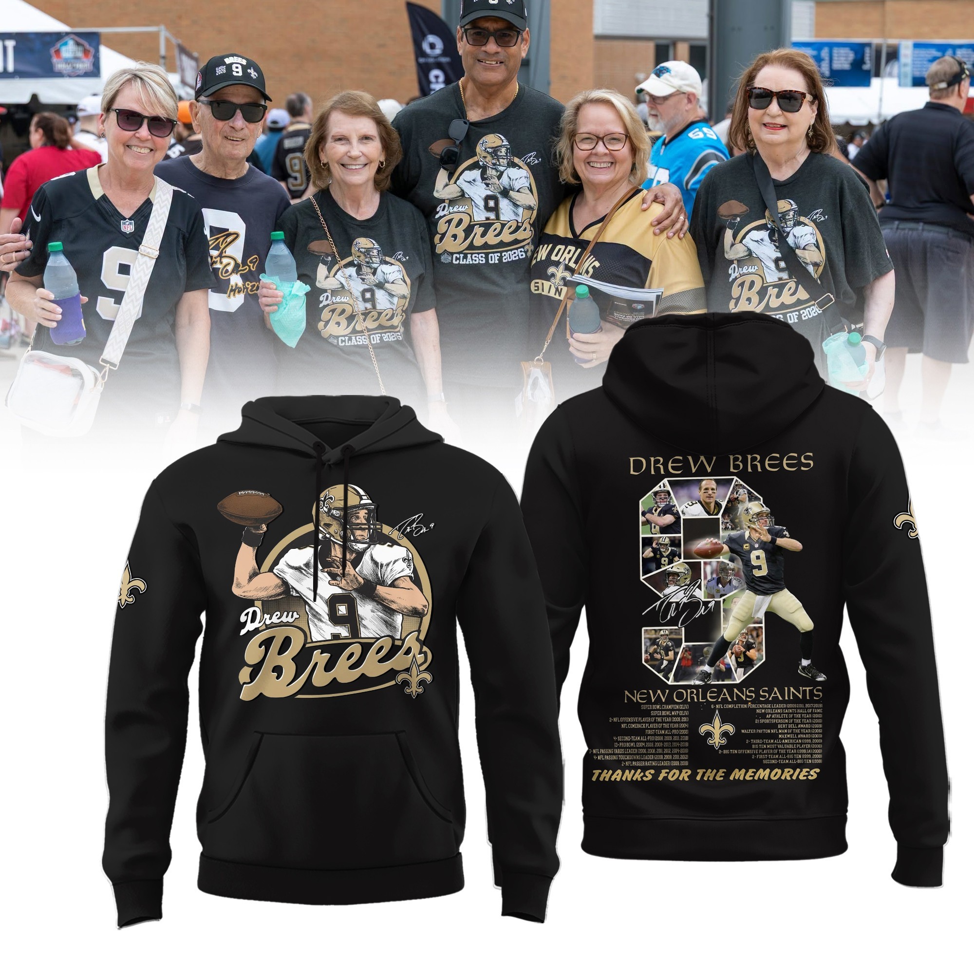 Musemora - Unisex New Orleans Saints Hoodie - Football