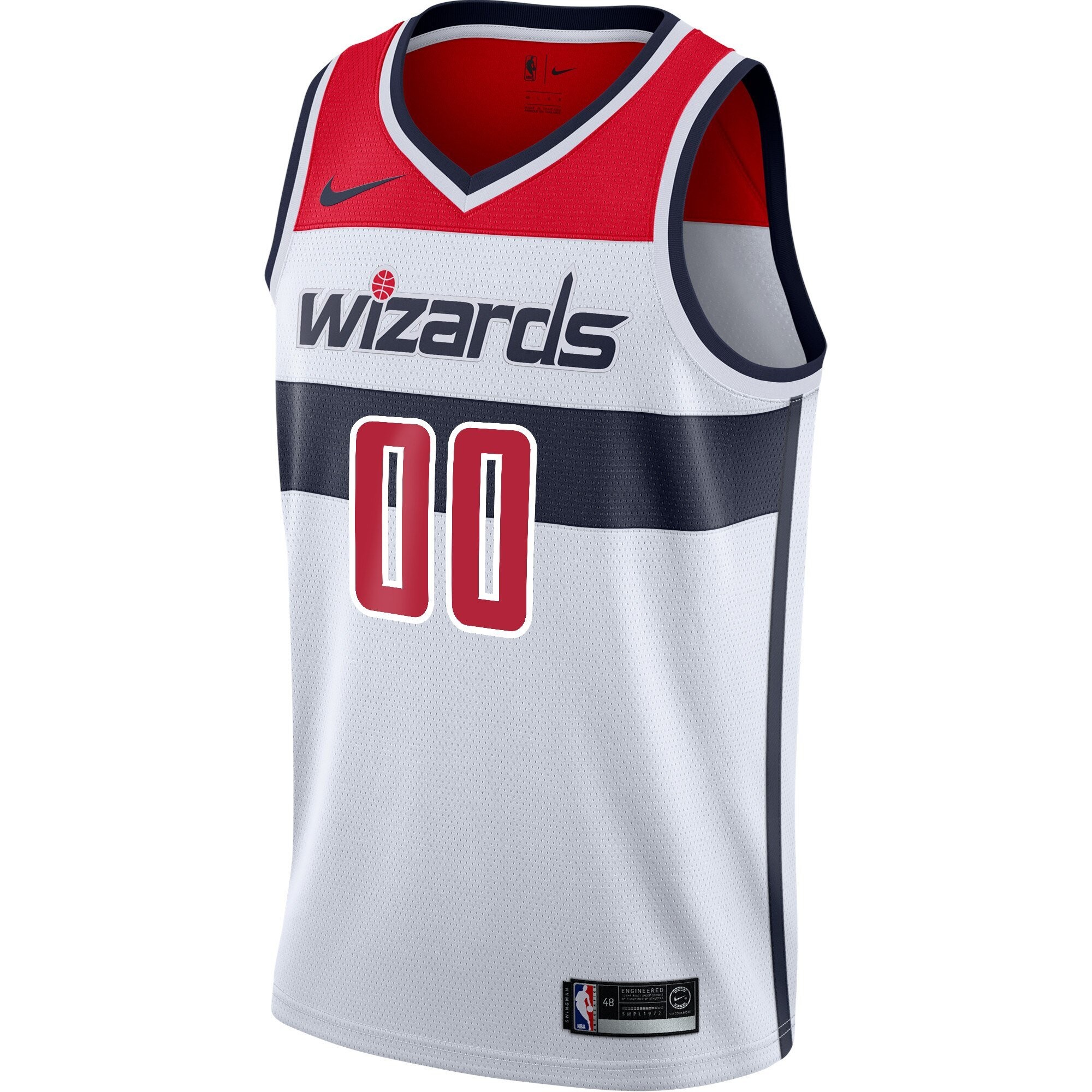 Washington Wizards Association Swingman Custom Youth Jersey - Multicolor Unisex