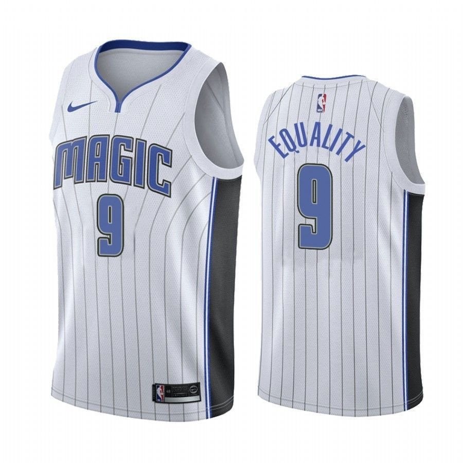 Men's Nikola Vucevic Equality Magic Association Basketball Jersey Multicolor