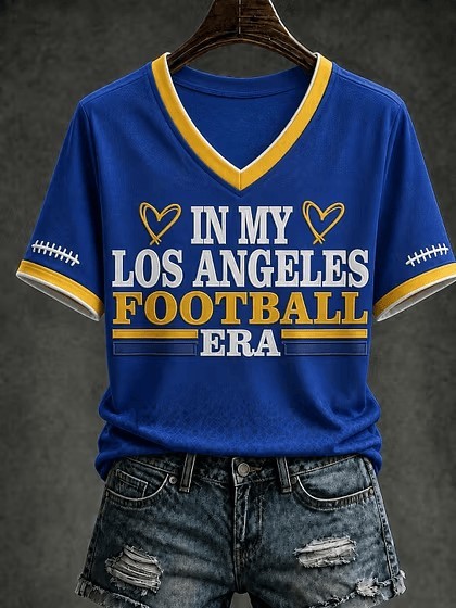 Musemora - Women's Los Angeles Rams Shirt - Game Day Football