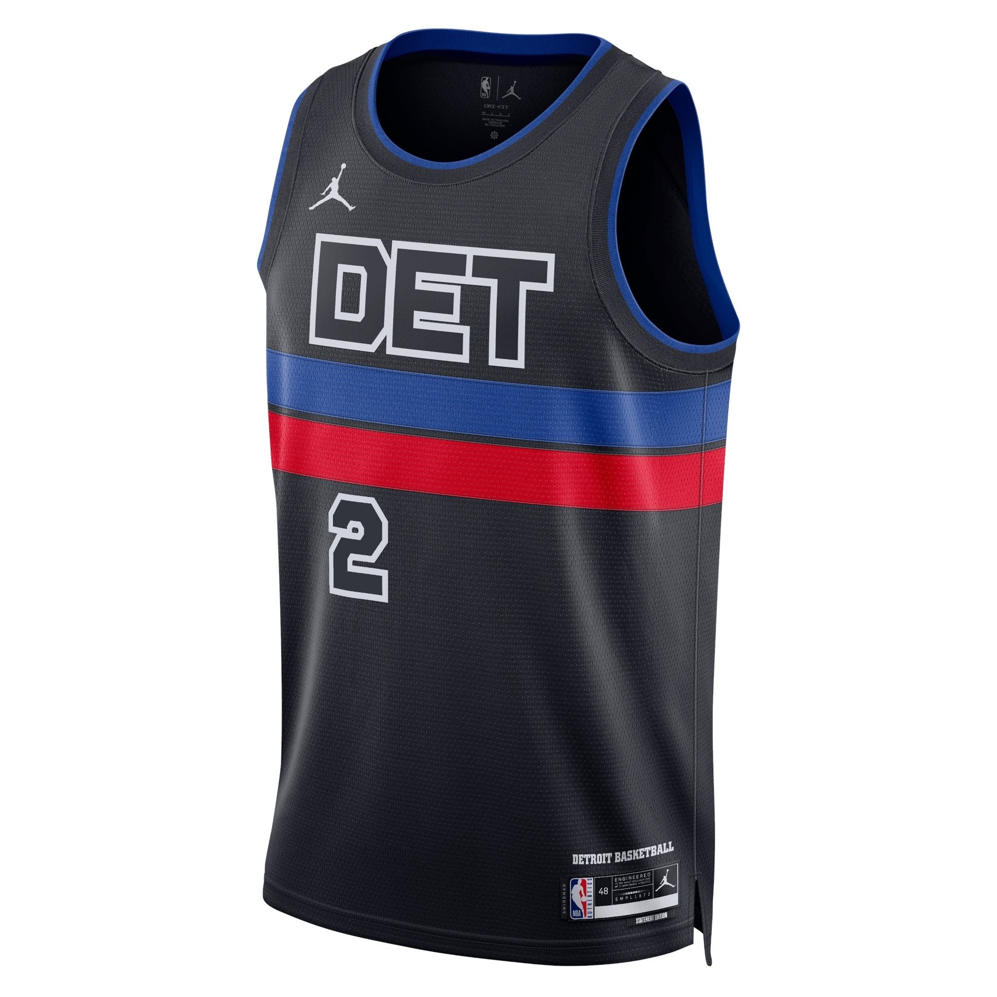 Detroit Pistons Cade Cunningham Statement Edition Swingman Jersey Blue Unisex