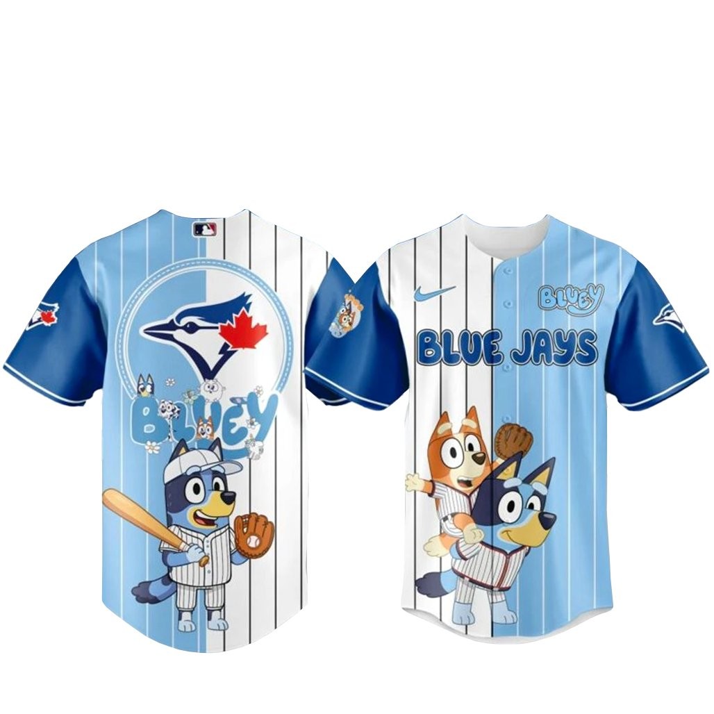 Toronto Blue Jays x Bluey Fans Baseball Jersey
