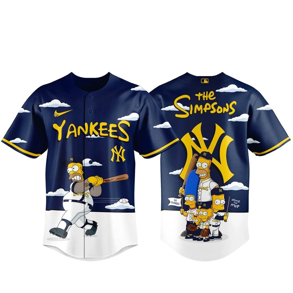 New York Yankees x The Simpsons Wonderbat 2026 Baseball Jersey
