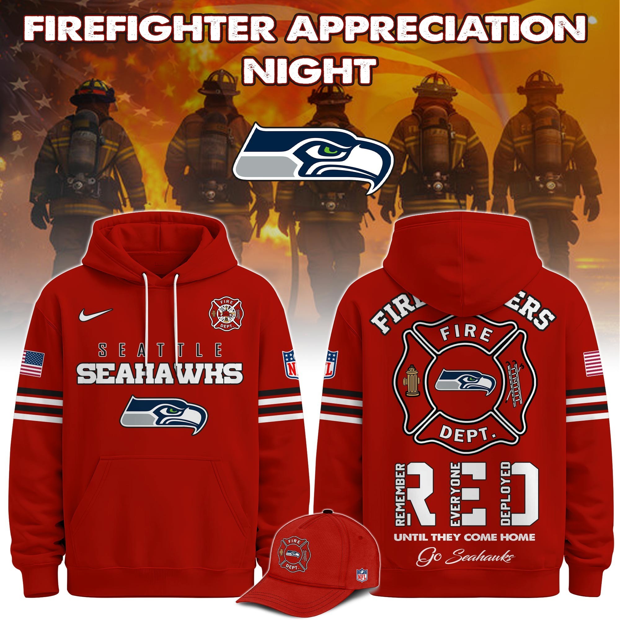 Musemora - Unisex Seattle Seahawks Hoodie
