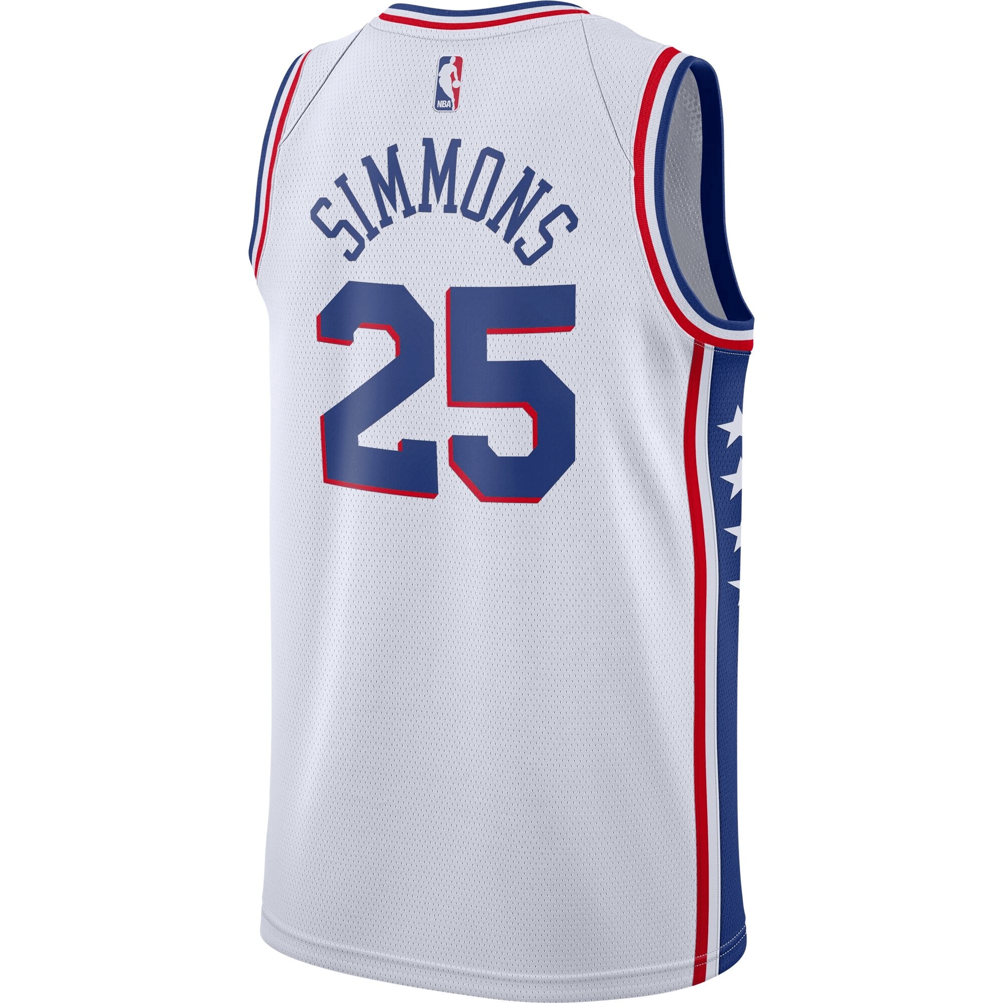 Ben Simmons Philadelphia 76ers Swingman Jersey White - Association Edition Jersey - Image 3
