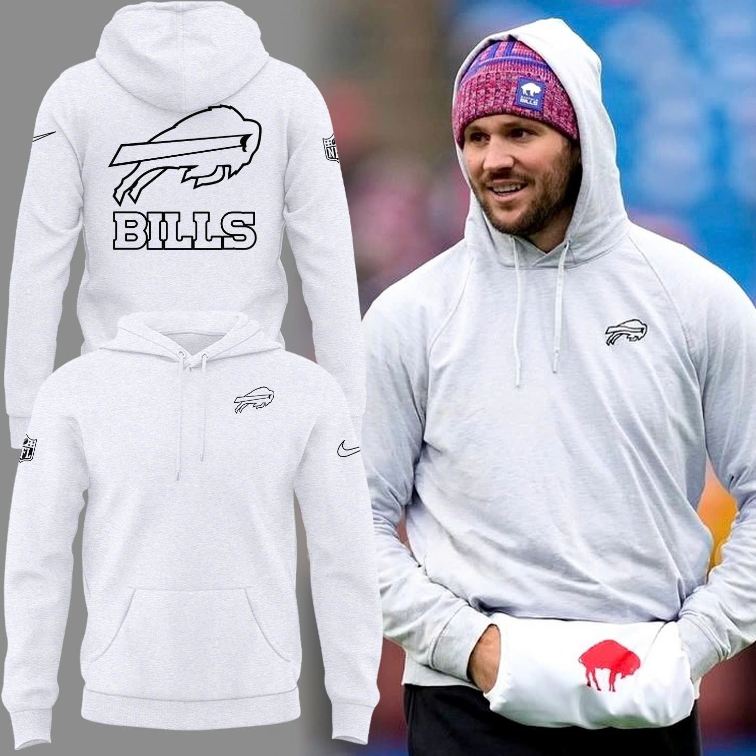 Musemora - Unisex Buffalo Bills Hoodie - Game Day Football