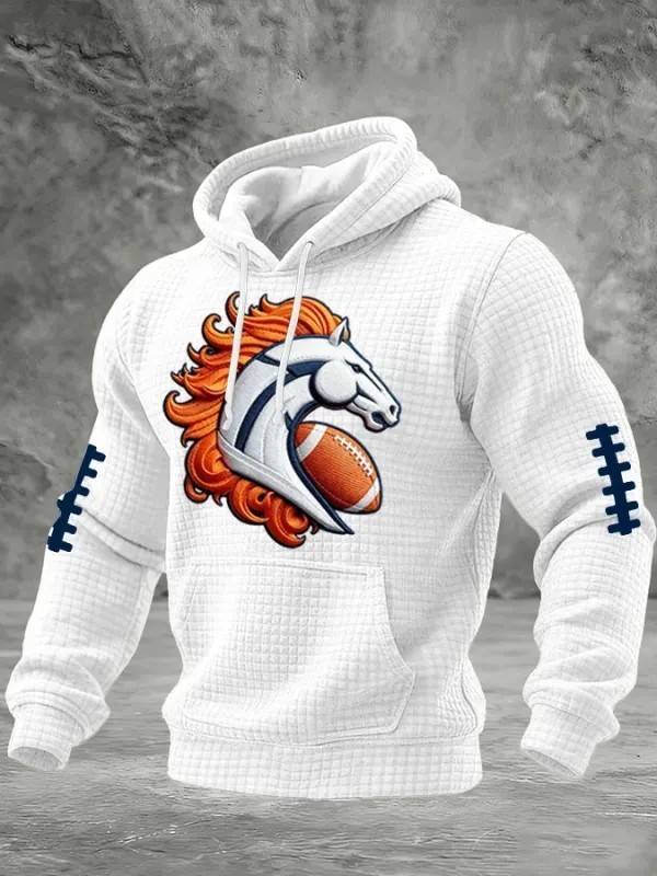 Musemora - Women's Denver Broncos Hoodie - Game Day Football