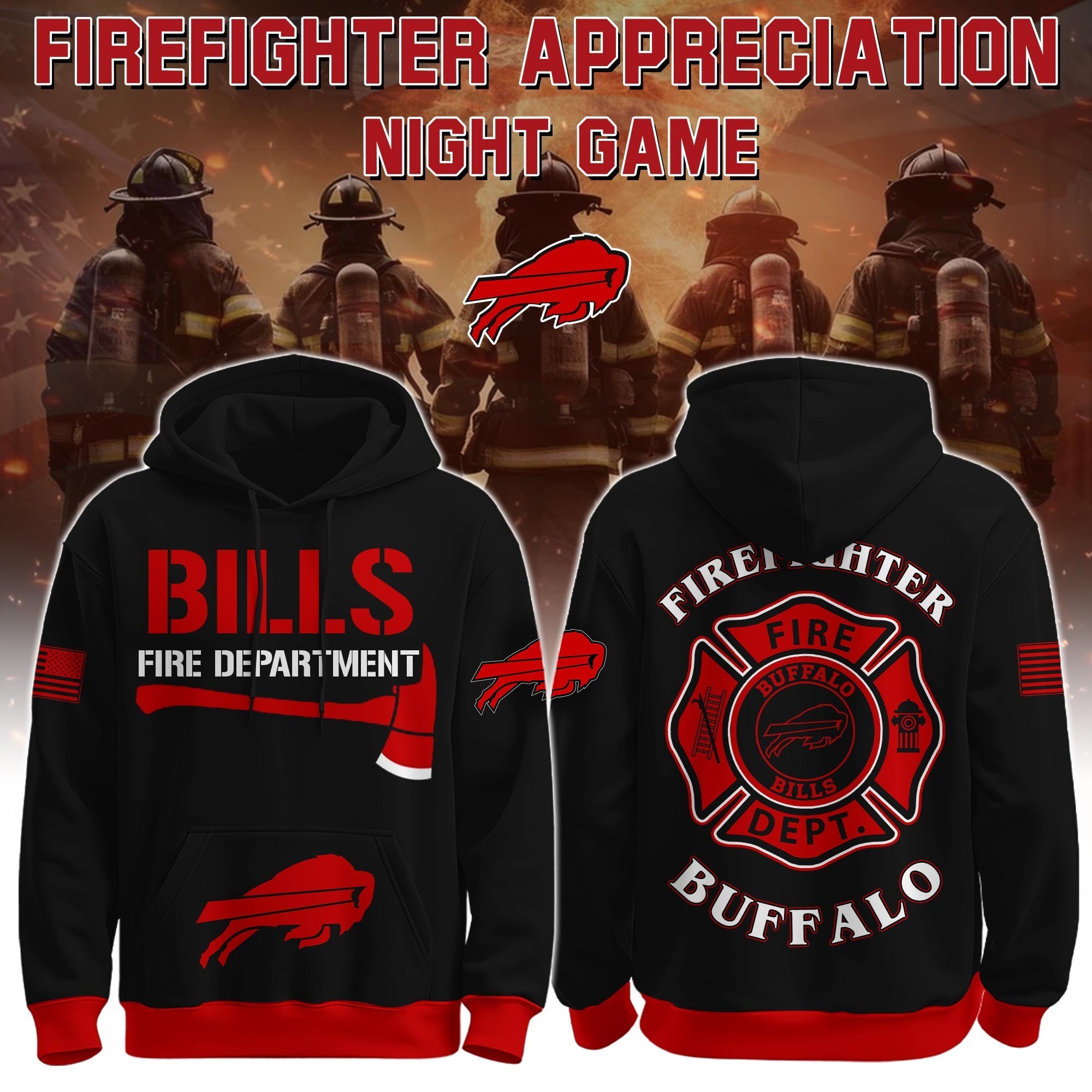 Musemora - Unisex Buffalo Bills Hoodie