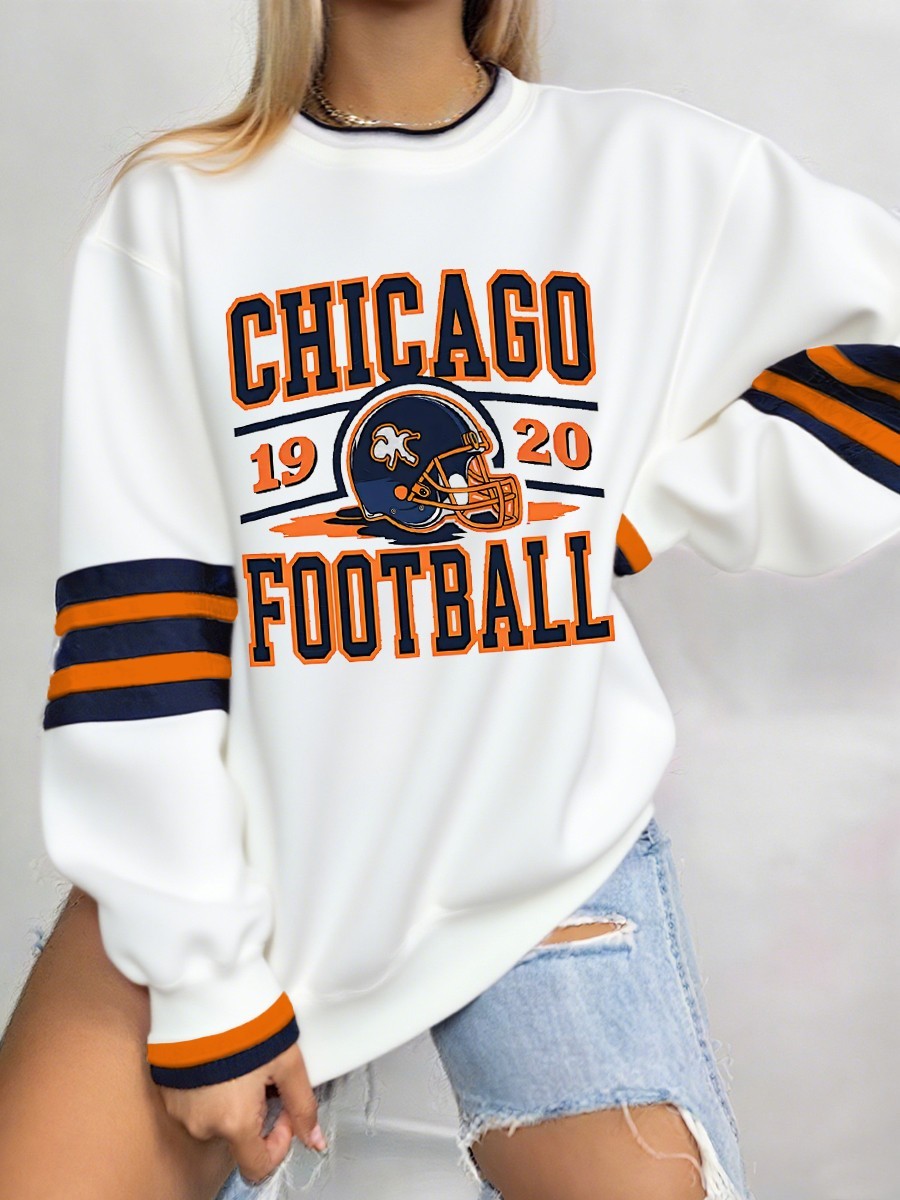 Musemora - Unisex Chicago Bears Sweatshirt - Game Day Football