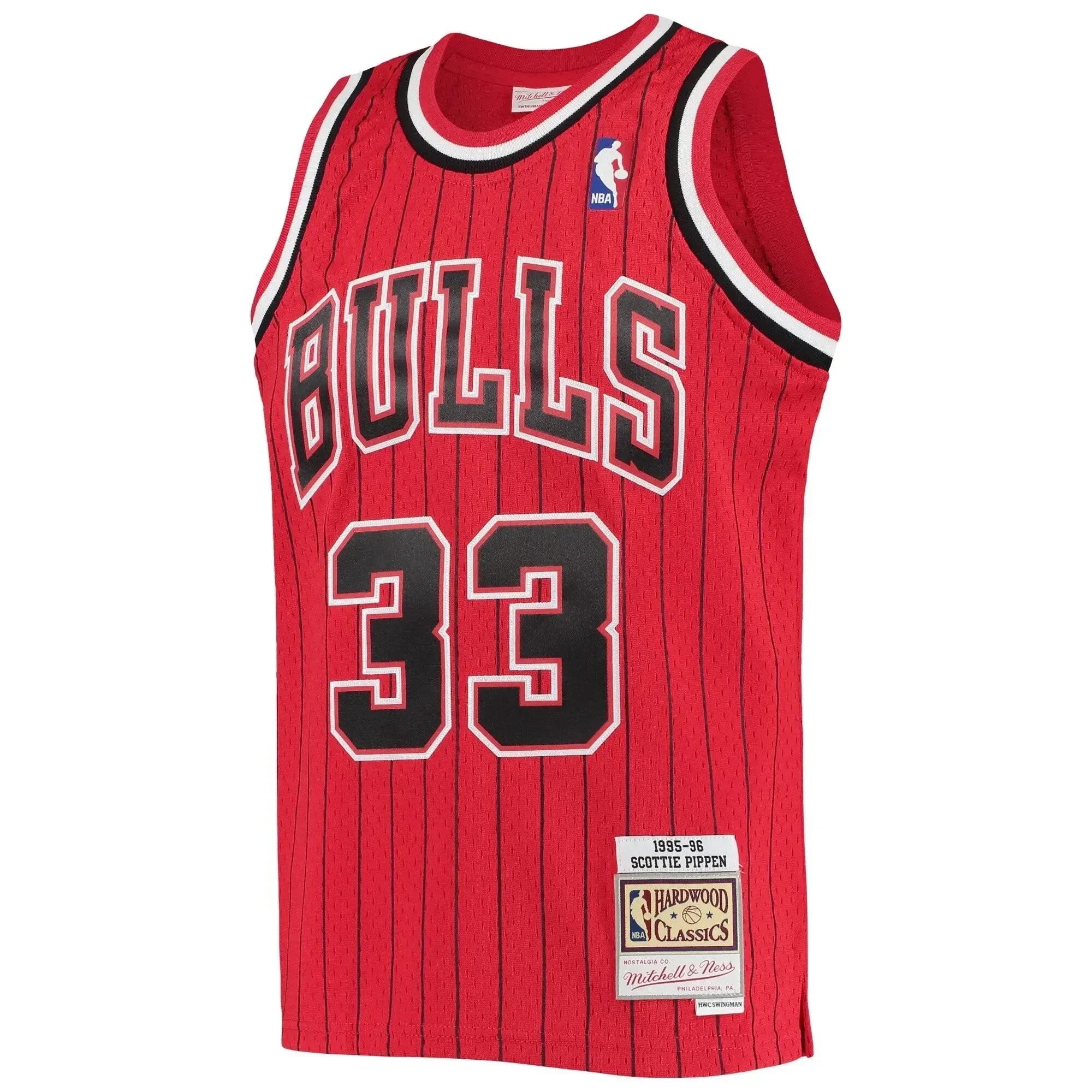 Scottie Pippen Chicago Bulls Mitchell Ness 1995-96 Hardwood Classics Reload Jersey ??Red