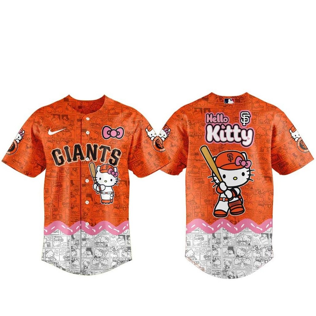 San Francisco Giants Hello Kitty 2026 Homerun Charm Baseball Jersey