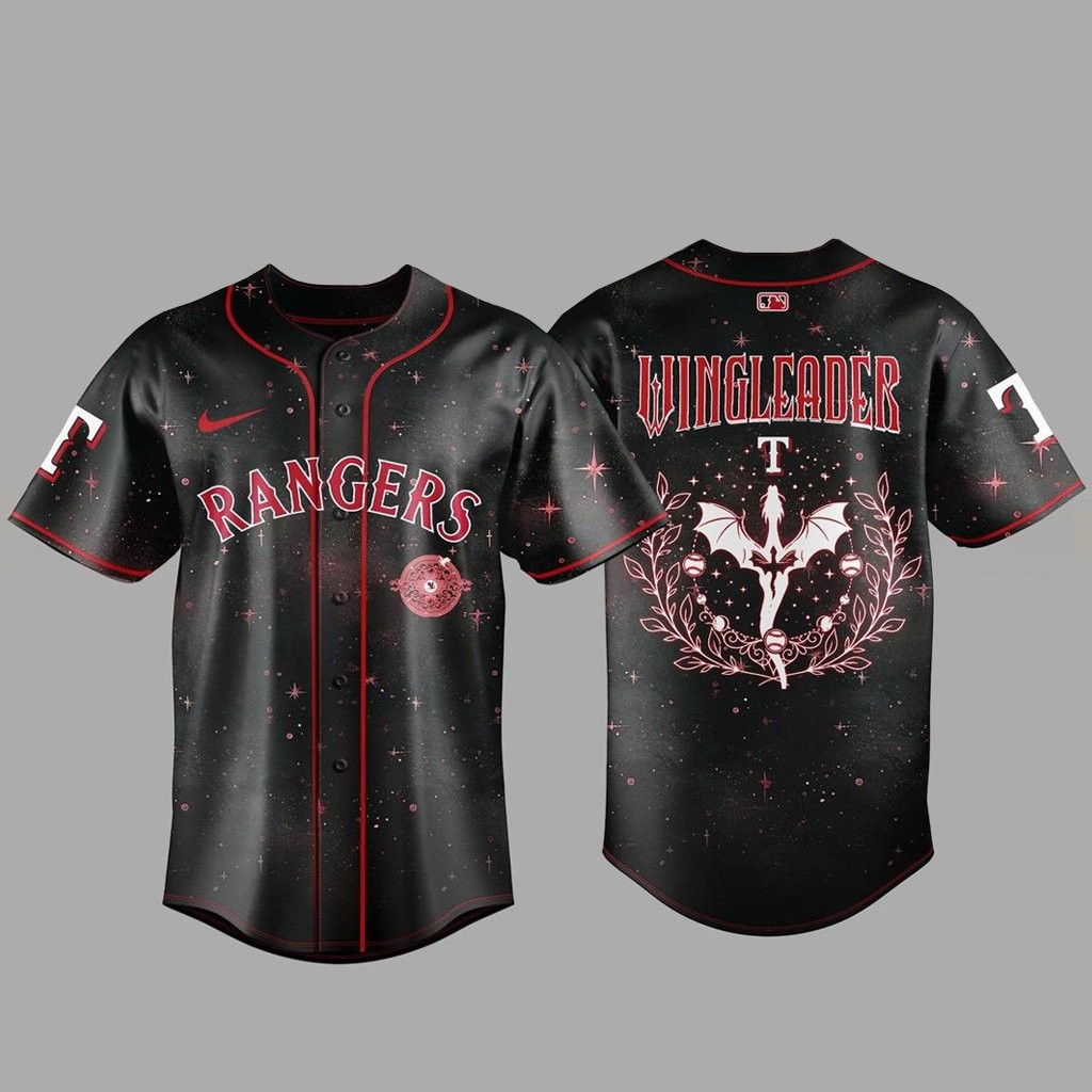 Texas Rangers Fourth Wing 2026 Major Game Night Baseball Jersey
