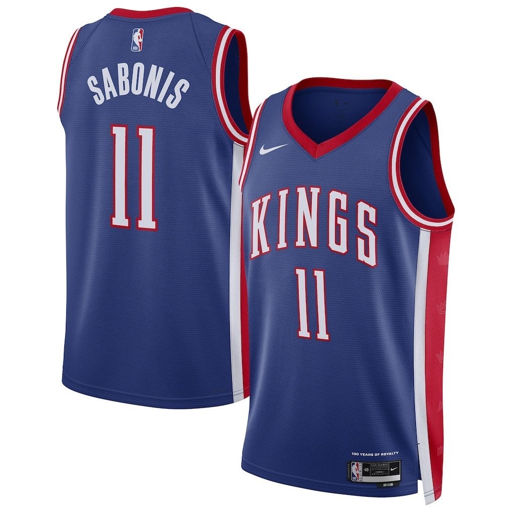Domantas Sabonis 11 Sacramento Kings Unisex 2024/25 Swingman City Edition Jersey Blue