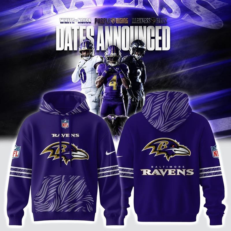 Musemora - Unisex Baltimore Ravens Hoodie - Game Day