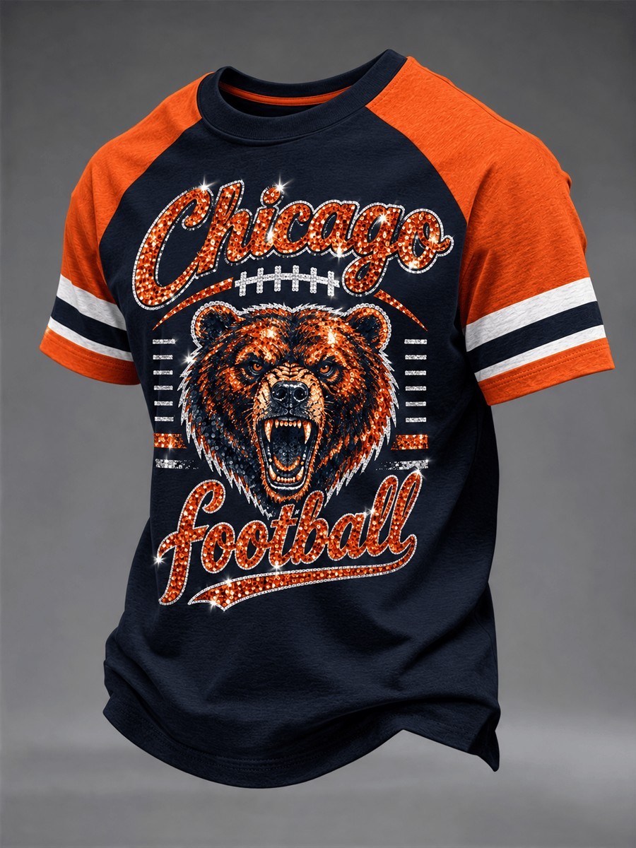 Musemora - Men's Chicago Bears T-Shirt - Football