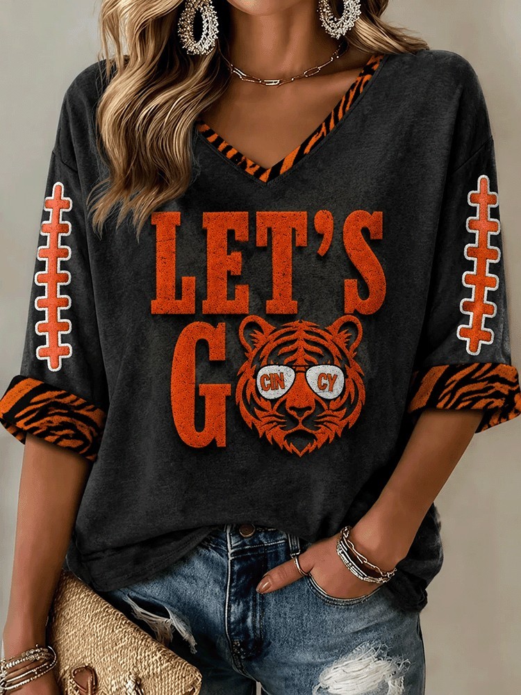 Musemora - Women's Cincinnati Bengals Long Sleeve Shirt - Football