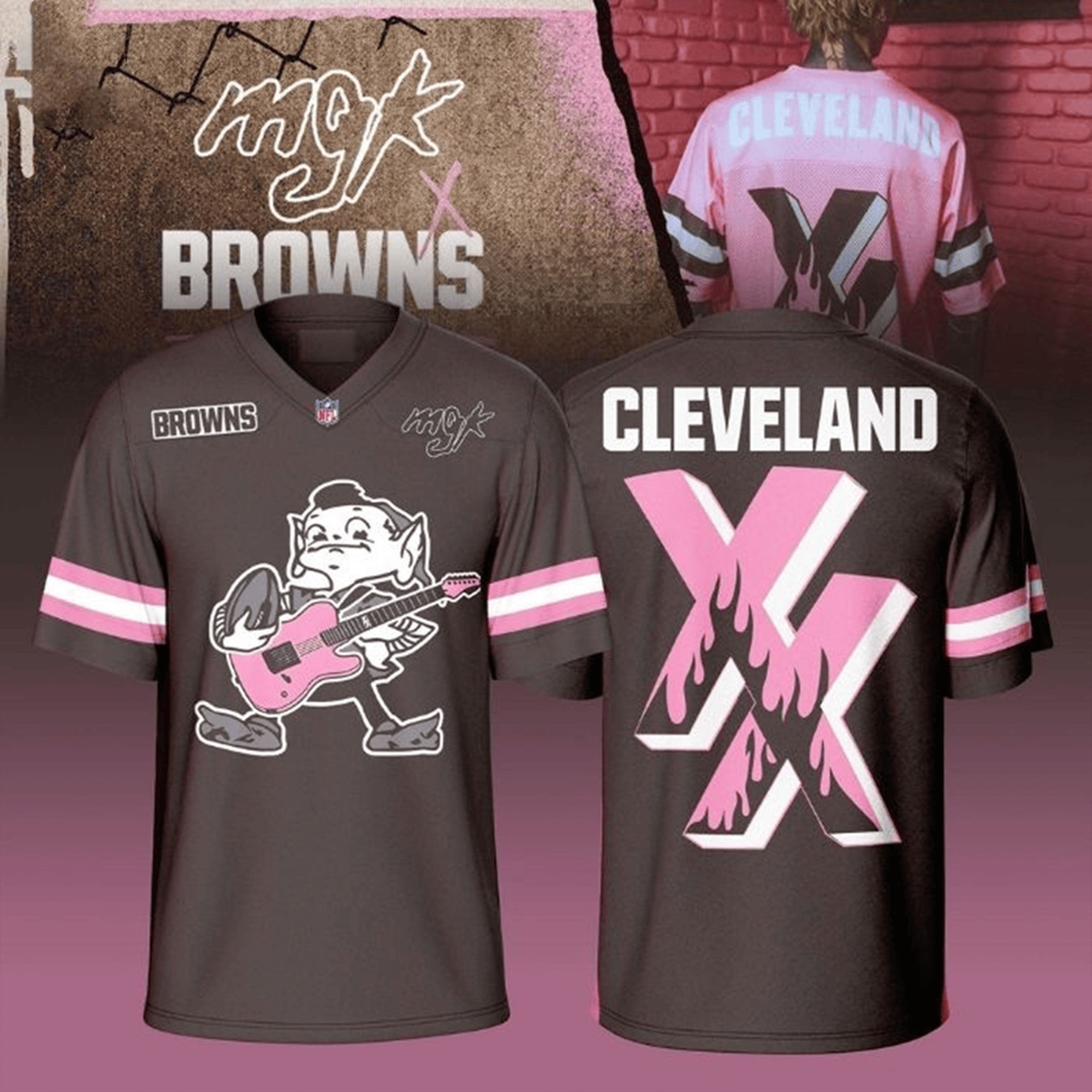 Musemora - Unisex Cleveland Browns Jersey - Football