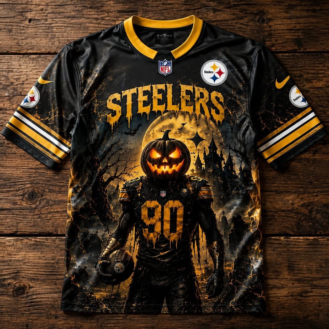 Musemora - Unisex Pittsburgh Steelers T-Jersey Shirt - Football