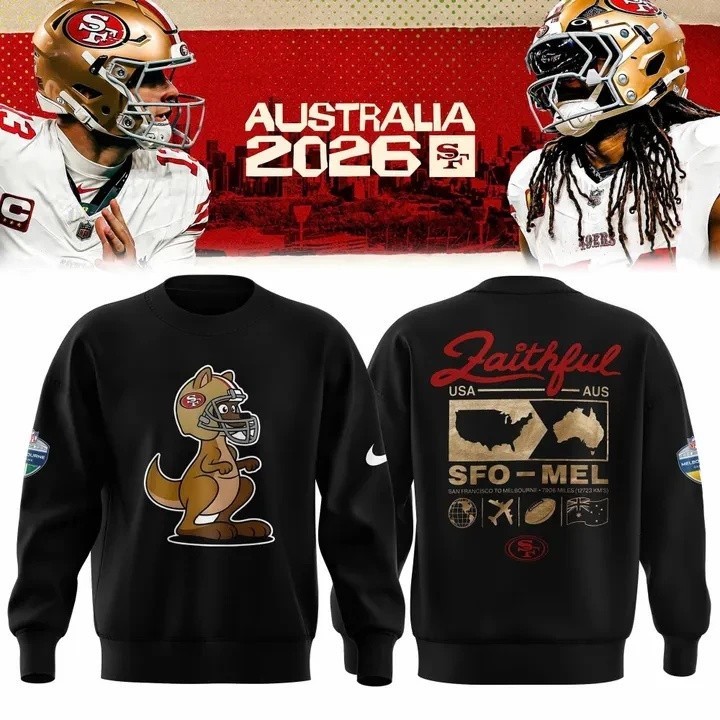 Musemora - Unisex San Francisco 49ers Sweatshirt - Football Fan Gear