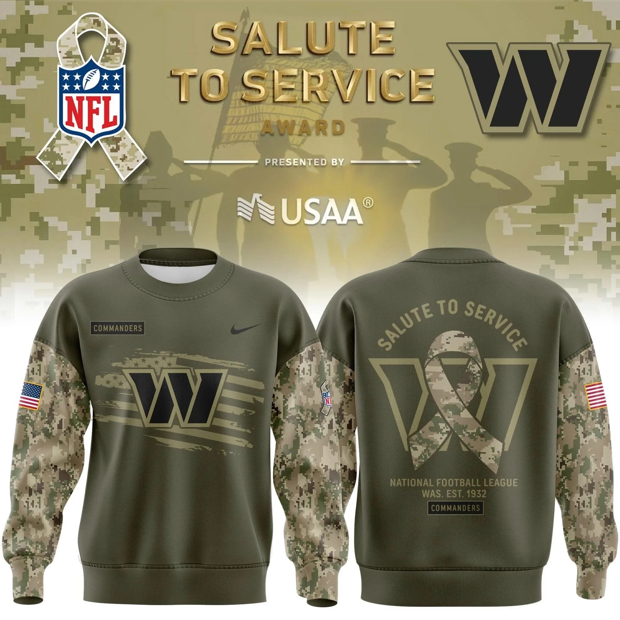 Musemora - Unisex Washington Commanders Sweatshirt