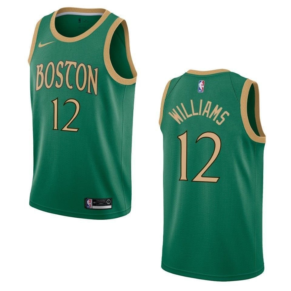 Men's Boston Celtics Grant Williams #12 City Swingman Jersey Kelly Green