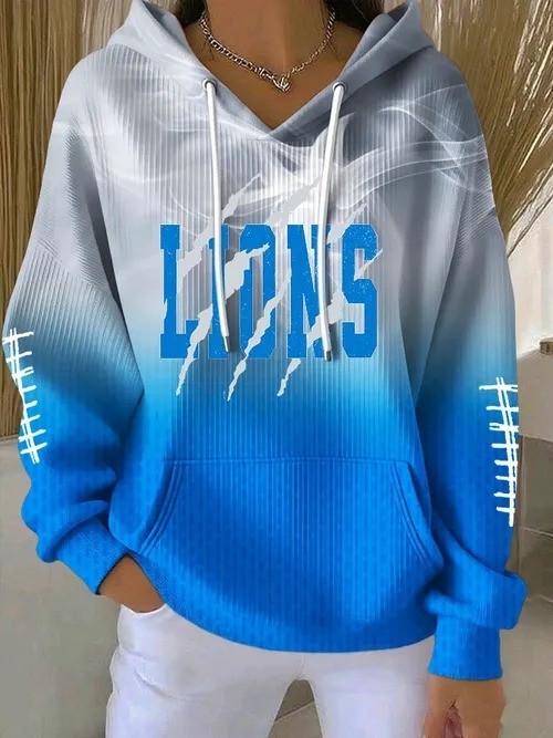 Musemora - Unisex Detroit Lions Hoodie - Football Fan Gear